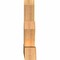 Ekena Millwork Saratoga Timber Gable Bracket, Western Red Cedar, 60"W x 30"H x 5 1/2"D x 5 1/2"F, 12/12 Pitch GBW060X30X0606SAR00SWR - alternate 2